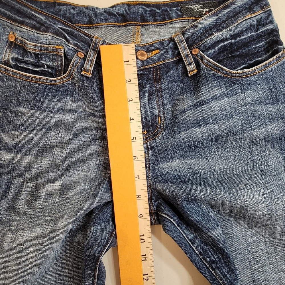 Donna Longo Women's bootleg Blue Jeans 6 - Picture 4 of 16